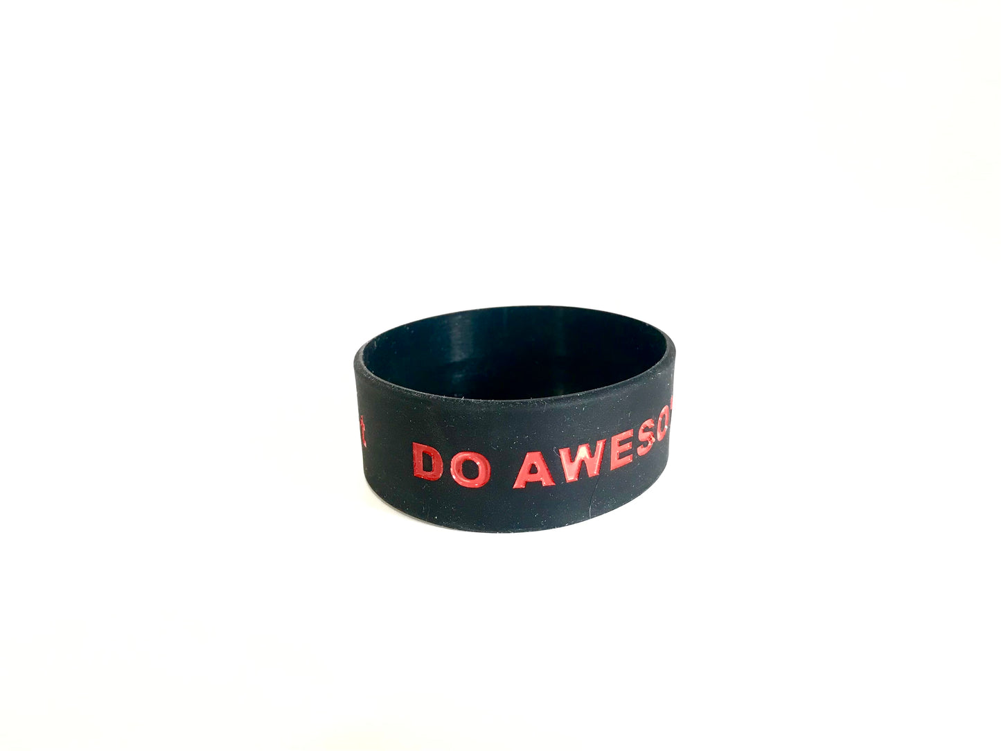 BOORE 2pk Silicone Wrist Bands Wide #BADASS and DO AWESOME SH*T